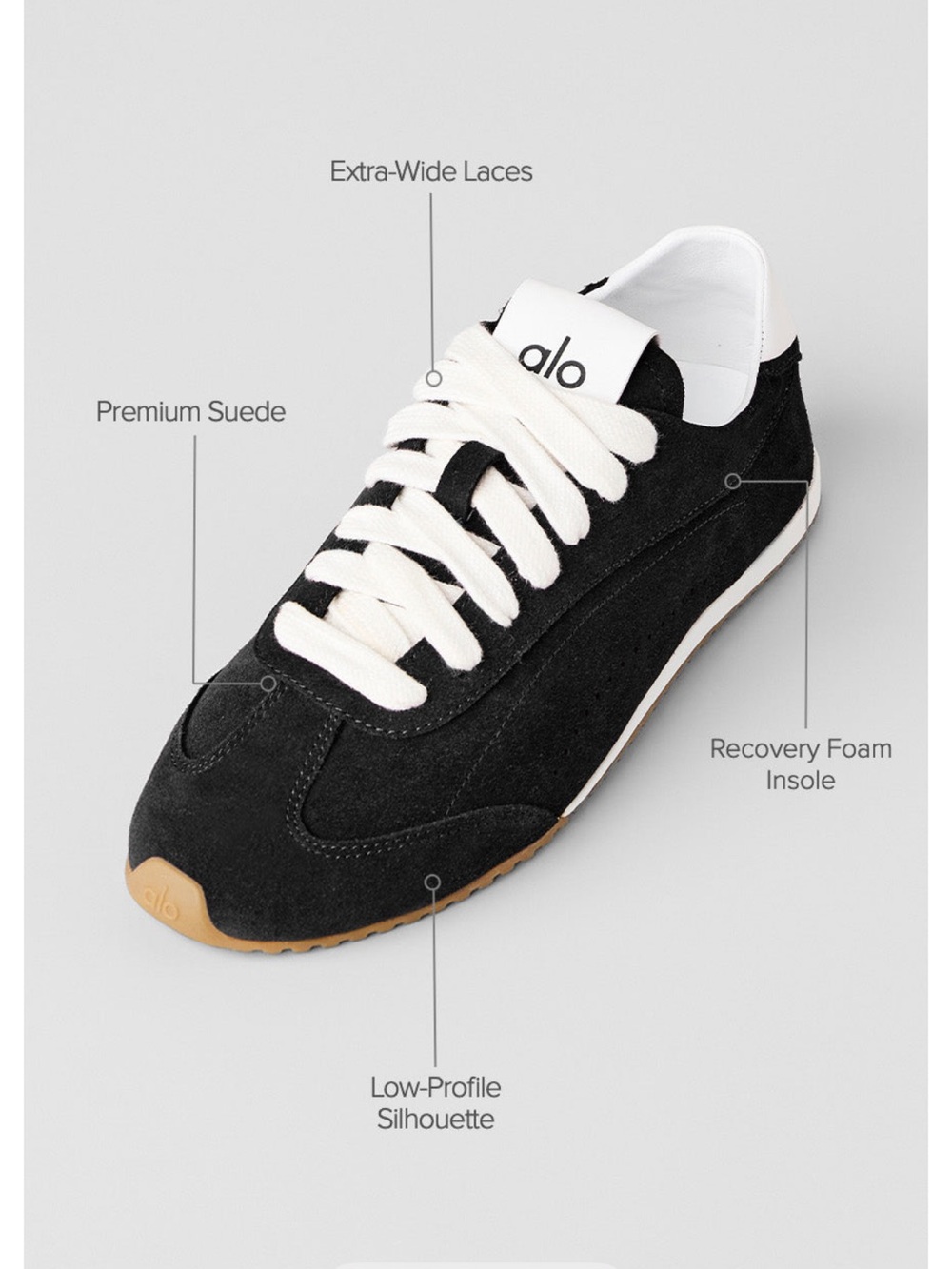 ALO Yoga Sunset Sneaker NWT